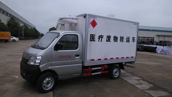 寧夏醫(yī)療廢物處置中心收集半噸醫(yī)療廢物的專用運輸車配置解析